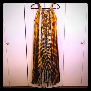 Beautiful CAMILLA Beaded Drawstring Dress